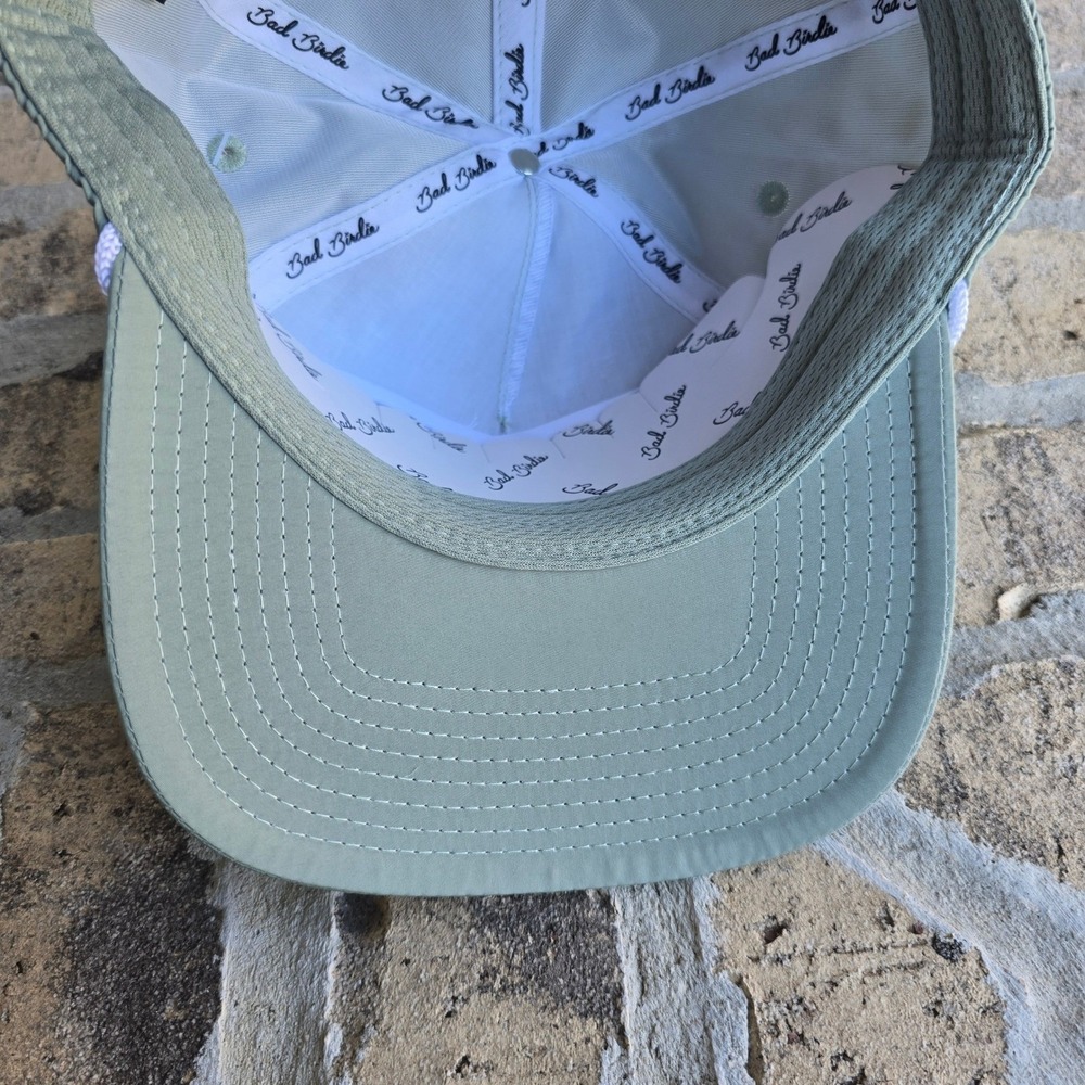 Bad Birdie Bad Rope Hat Washed Sage Green Snapback Golf Cap BBH002-702 NEW - Picture 5 of 8